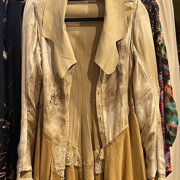 Free people storm warning lambskin jacket szS, New no tag - Picture 10 of 12